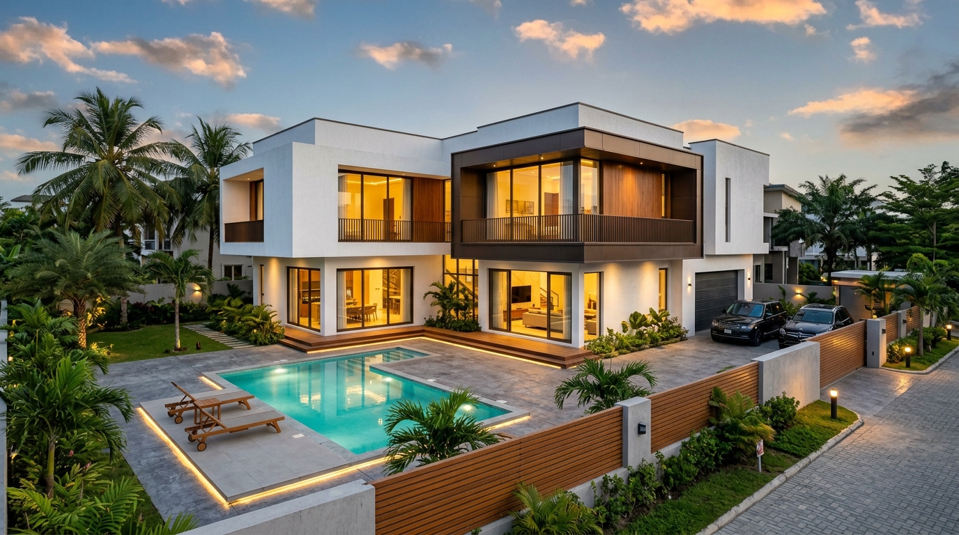 VGC Luxury Detached Villa Exterior with Pool